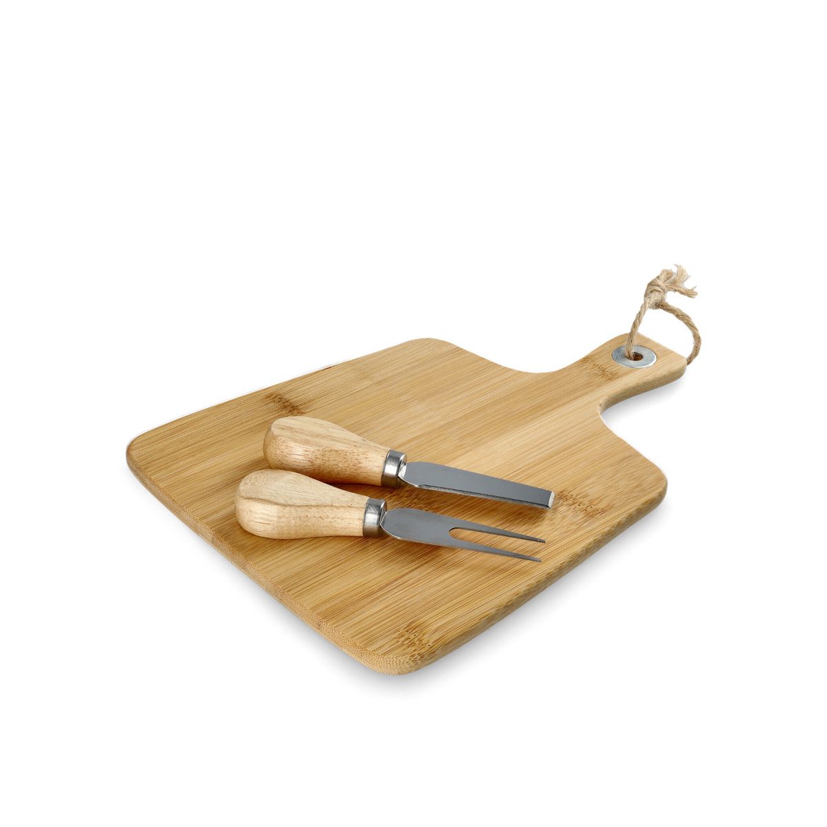 BAMBOU dēlis ar nažu komplektu 26x19 cm - N1 Home