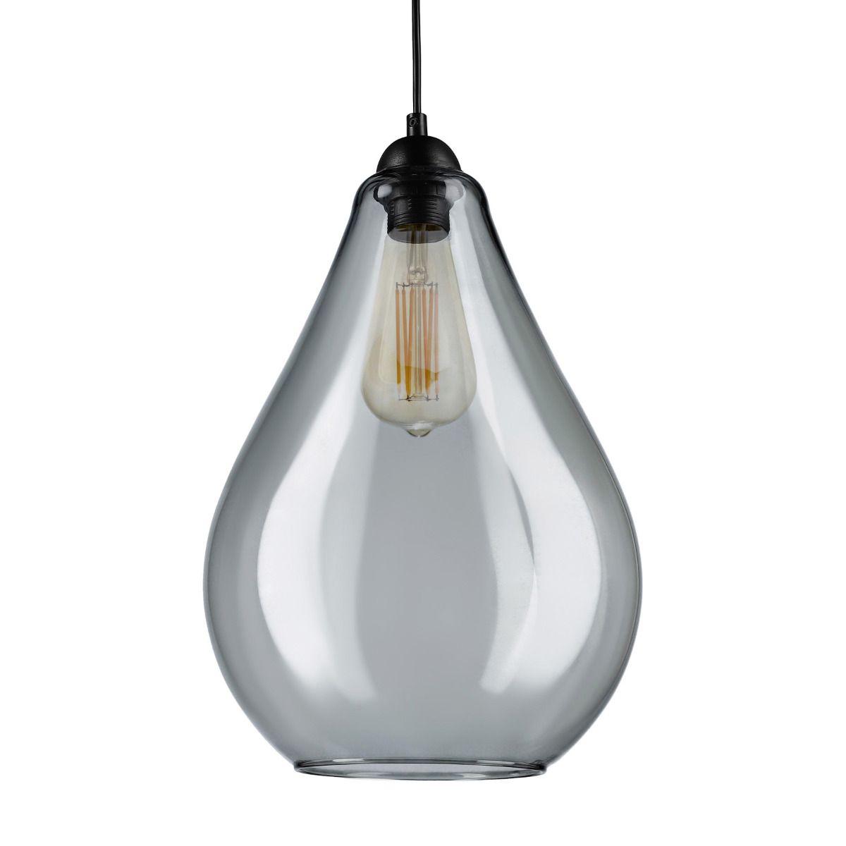 MISTE piekaramā lampa, grafīts 24x24x130 cm - N1 Home