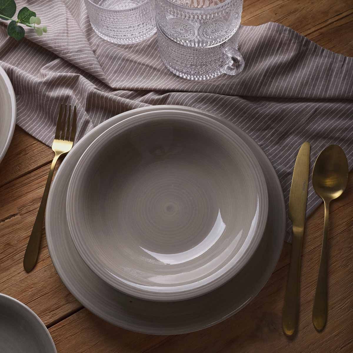 Šķīvis OBLAN dziļi bēšs 21 cm - N1 Home