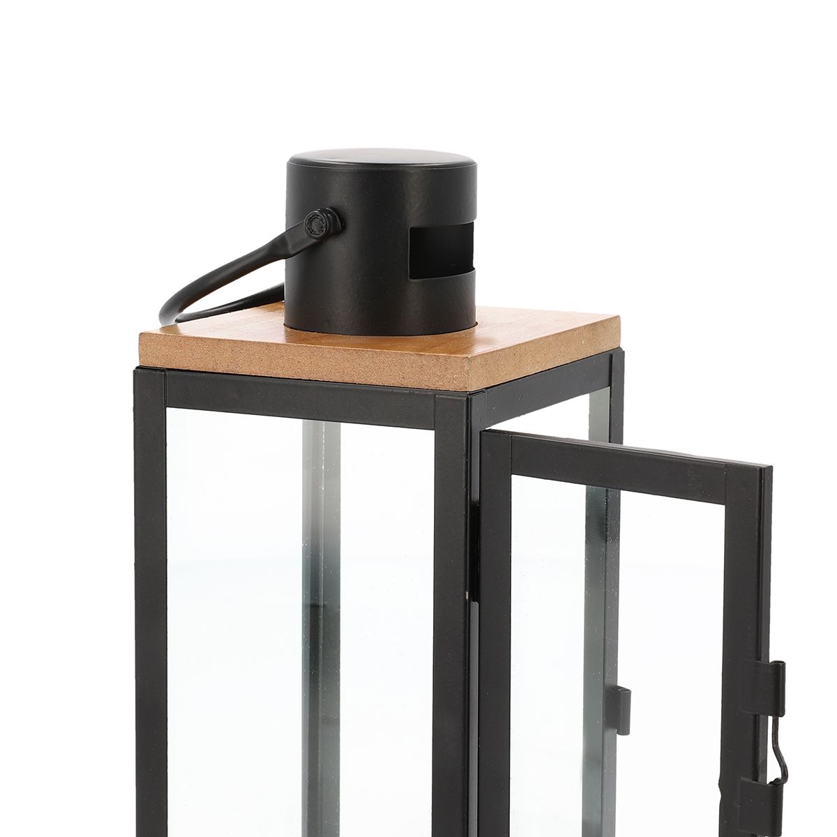 HOGEN laterna melna 11x10x24 cm - N1 Home