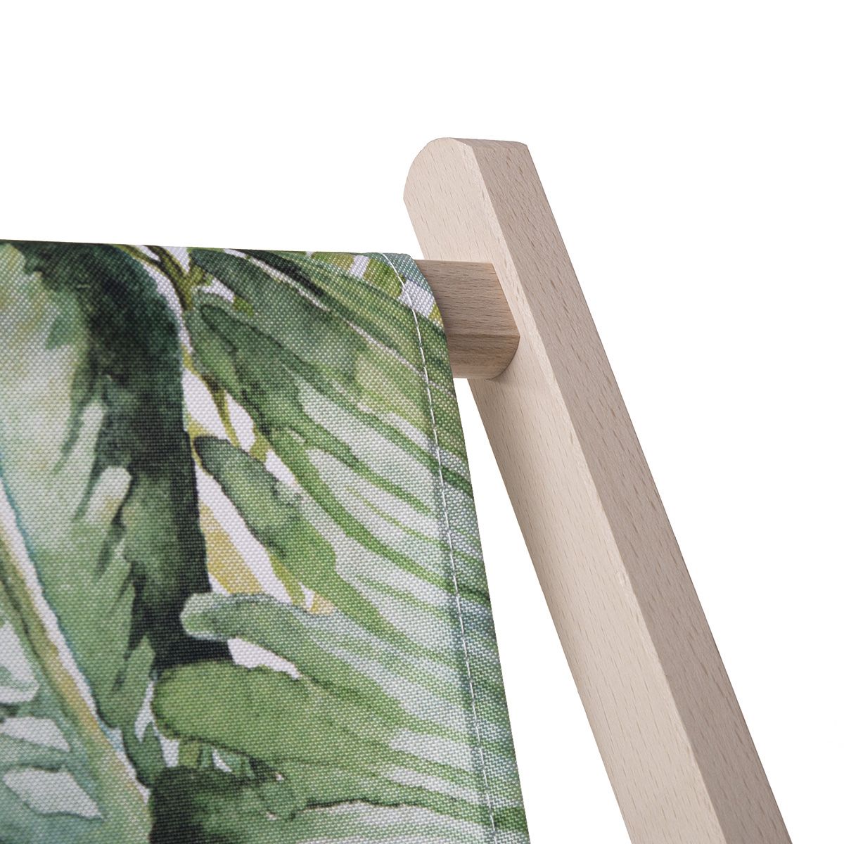 Atpūtas krēsls ar roku balstu LEAF koka 140x58x2,8/6 cm - N1 Home