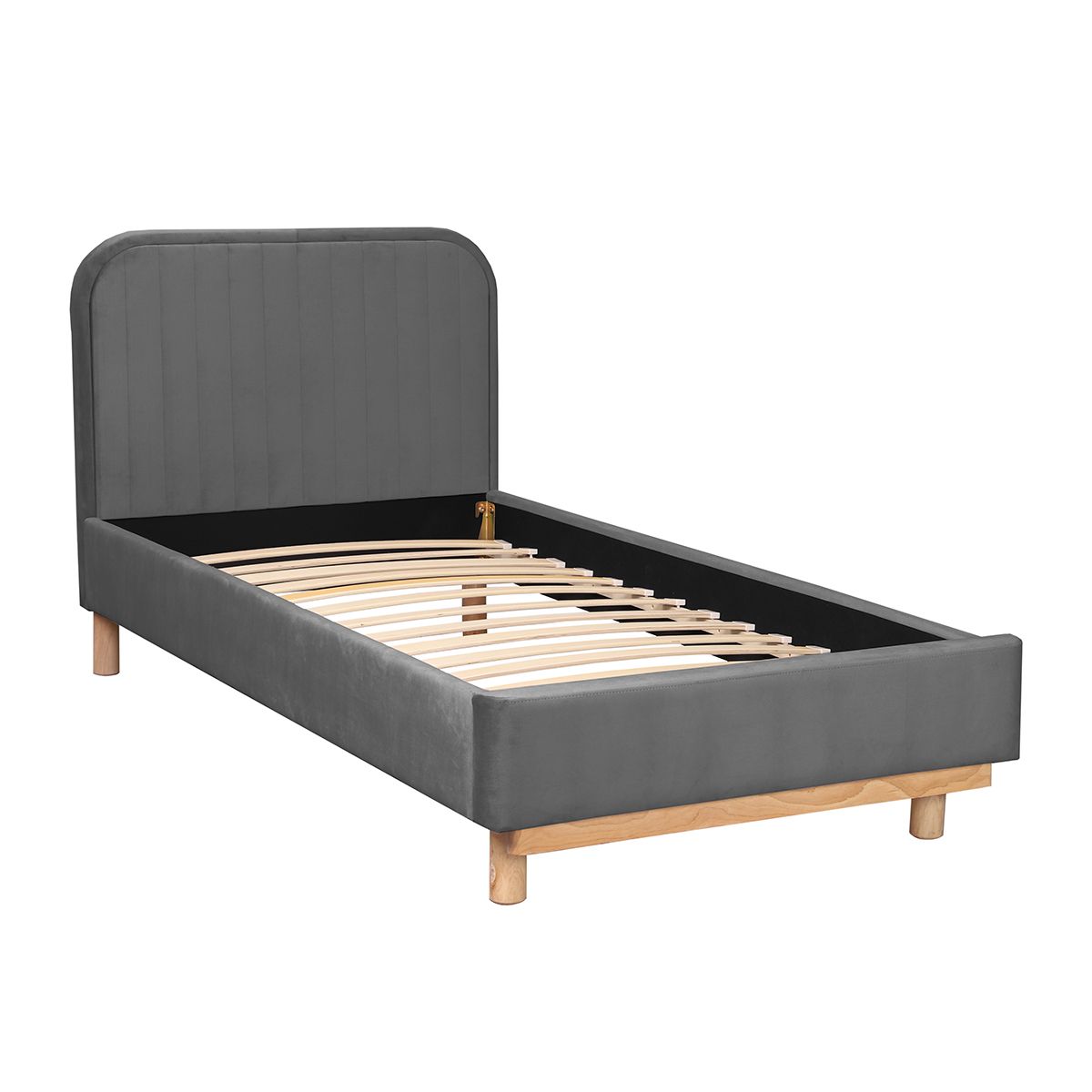 Samta gulta KARALIUS pelēka 90x200 cm - N1 Home