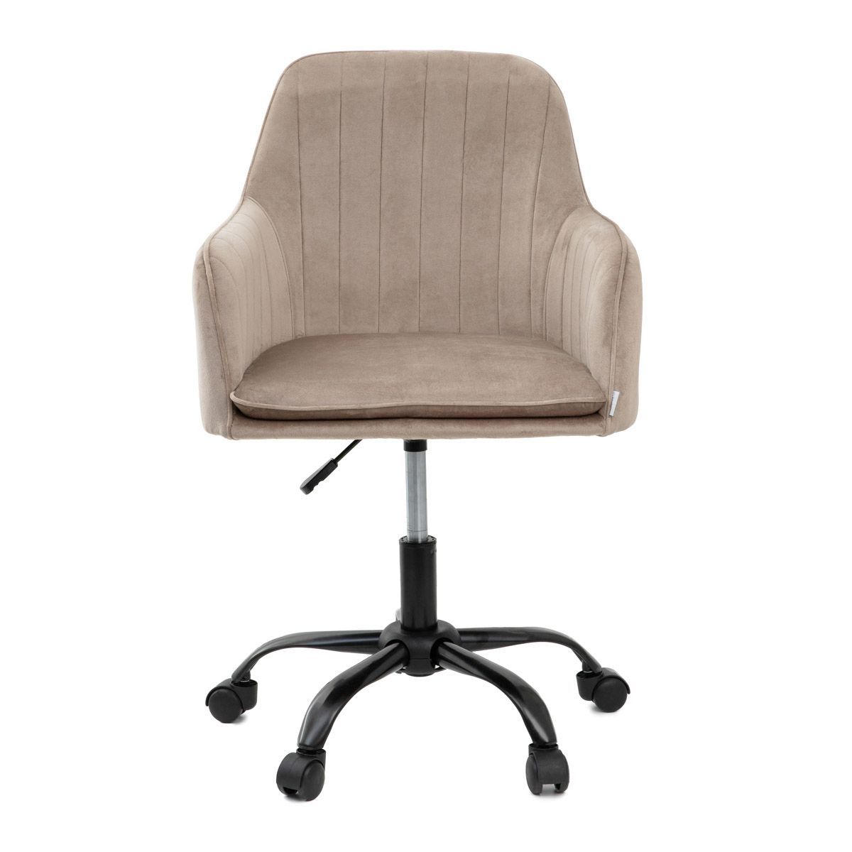 TEILL velūra grozāmais krēsls bēšs 55x54,5x80-90cm - N1 Home