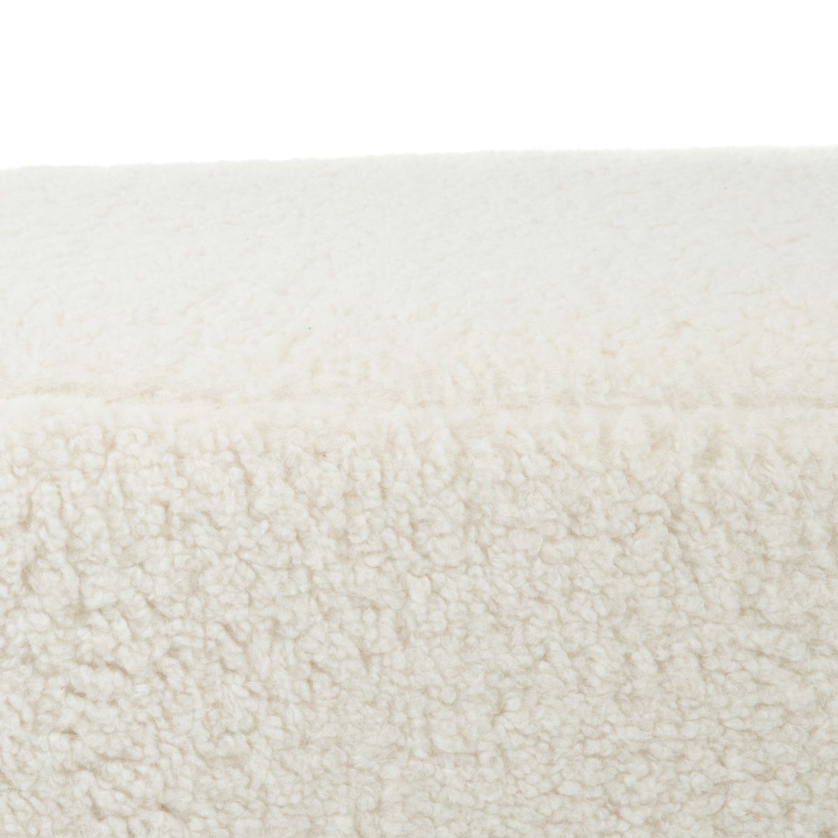 Sols ELSA bēšs no auduma TEDDY BOUCLÉ 120x40x44 cm - N1 Home