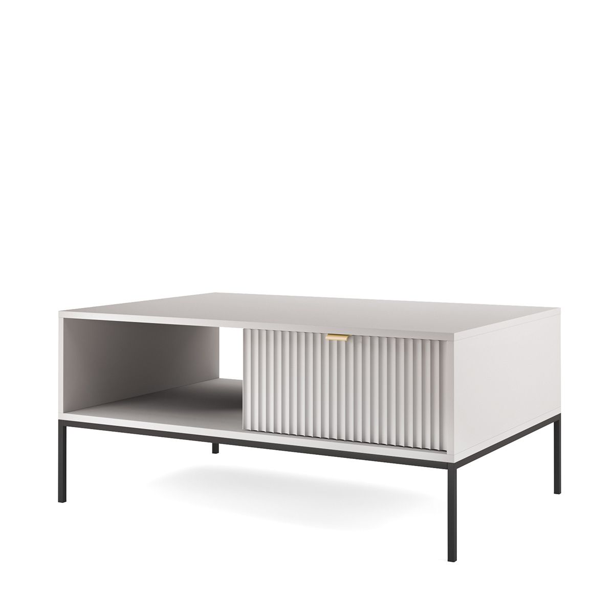 NV kafijas galdiņš pelēks 104x48x68 cm - N1 Home