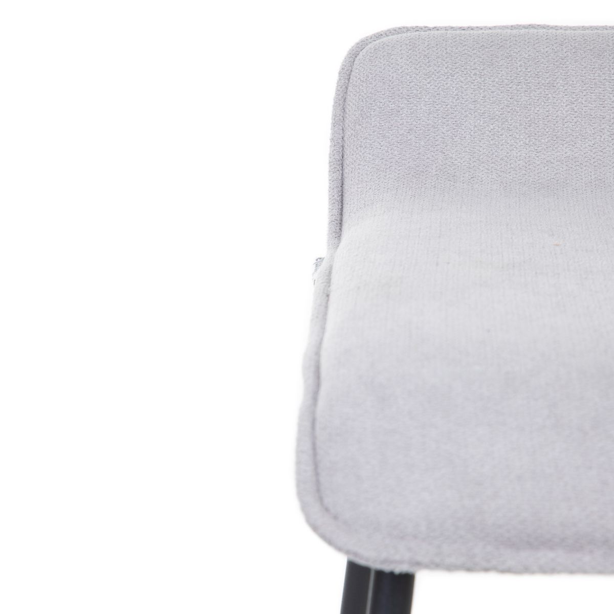 NEKO bāra krēsls no gaiši pelēka auduma 44x39x80 cm - N1 Home