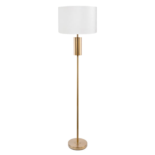 LIMITED COLLECTION stāvlampa BLANCA 7 uz metāla pamatnes ar samta abažūru - N1 Home