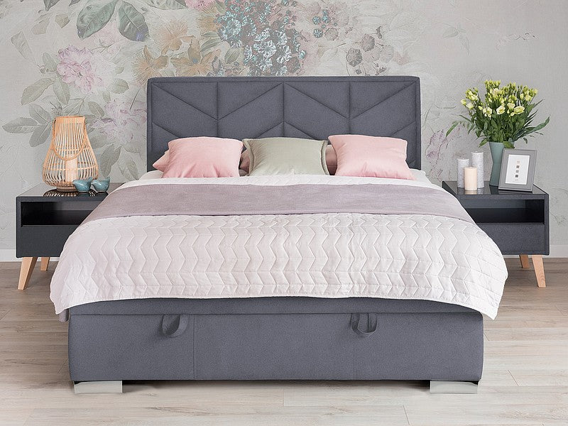 Morena Velvet gulta pelēka 160x200cm - N1 Home